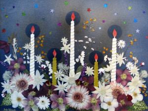 秋の押し花展2