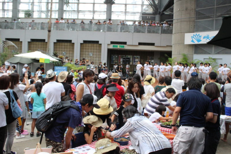 区民祭りステージ